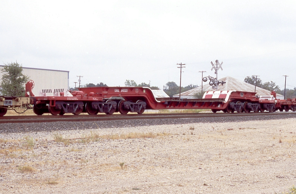 Special duty flat car on SB